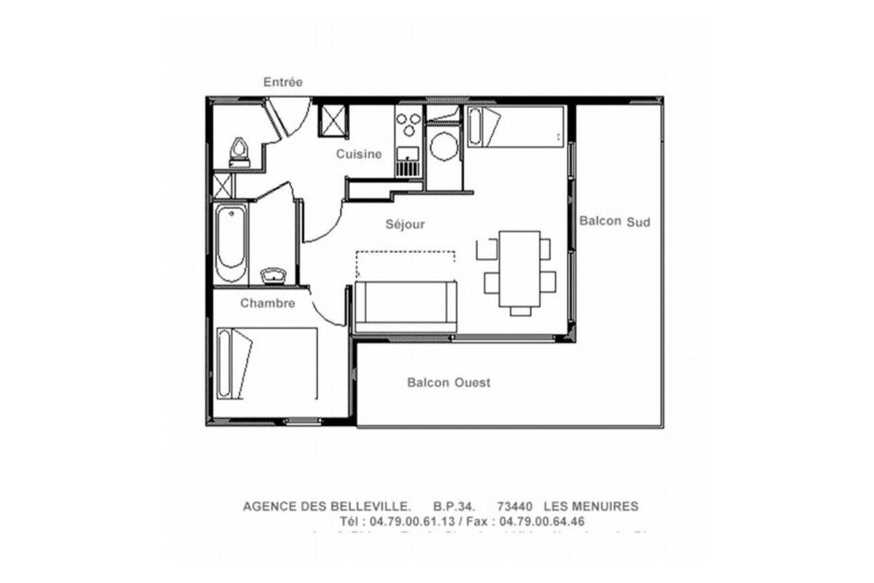 Residence Bellevue - Appartement Lumineux - Au Pieds Des Pistes - Balcon Mae-3484 Saint-Martin-de-Belleville Exterior foto